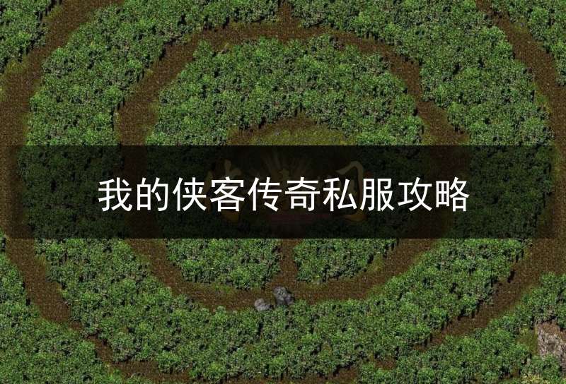 我的侠客传奇私服攻略